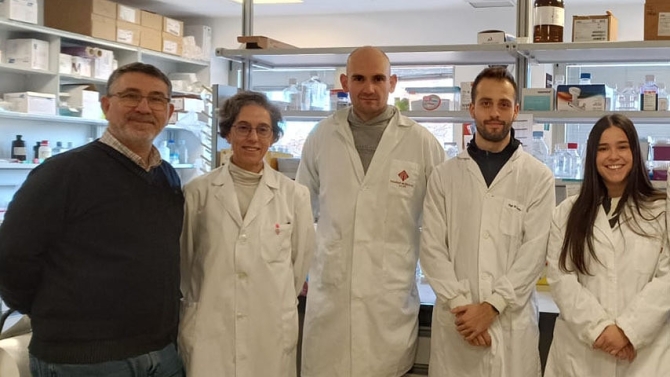 Parte del equipo investigador de la UCLM