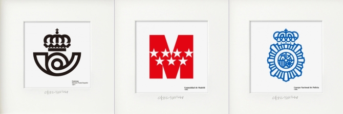 Algunos logotipos diseñados por Cruz Novillo