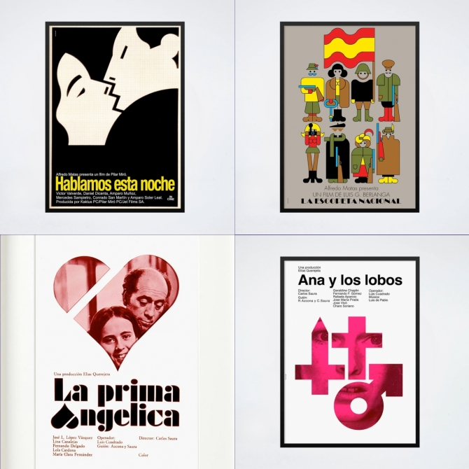 Algunos carteles de cine diseñados por Cruz Novillo