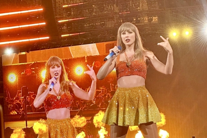 El Bernabéu enloquece con Taylor Swift