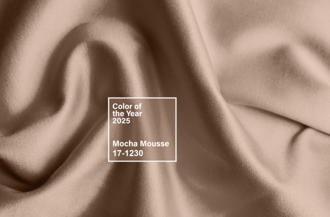 El Mocha Mousse (PANTONE 17-1230) es el color del año 2025
