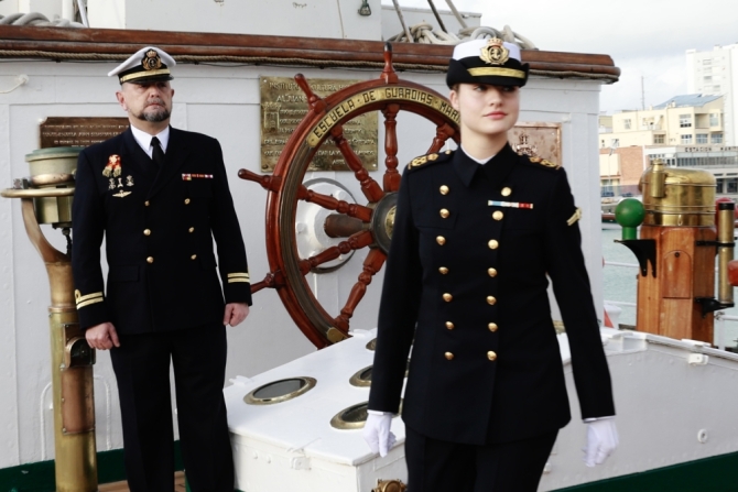 El mayor reto de la princesa Leonor a bordo del 