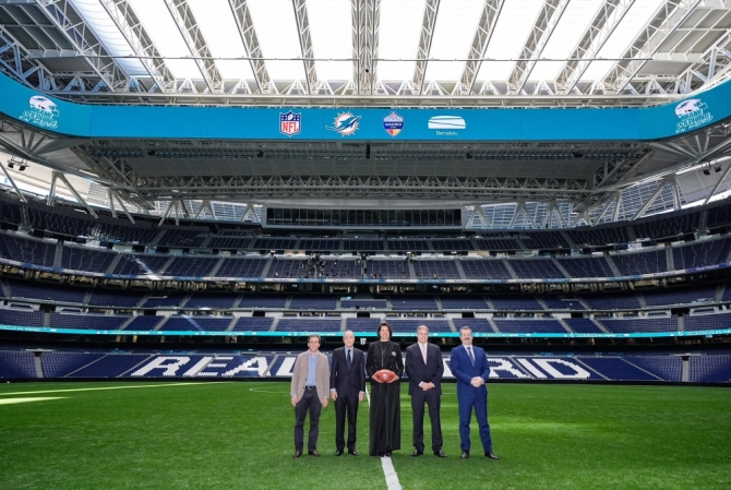 El Bernabéu acogerá el primer partido de la NFL en España, con los Miami Dolphins como equipo local
