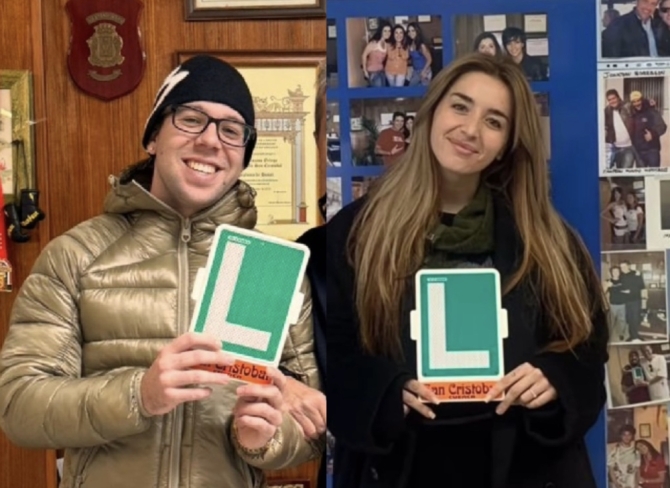 Lola Índigo y Quevedo se sacan el carnet en Cuenca