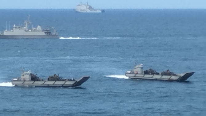 Revista Naval en San Lorenzo