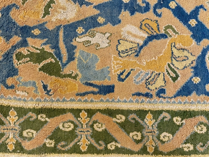 Detalle de alfombra de Cuenca