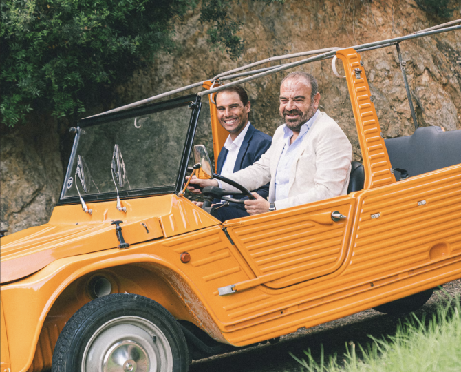 Rafa Nadal y Gabriel Escarrer, fundadores de Zel Hotels