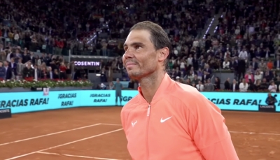 Imagen de la noticia: Madrid rinde homenaje a Rafa Nadal, que dice adiós al Mutua Madrid Open