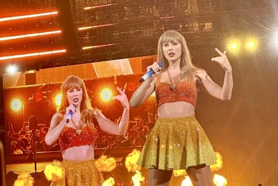 Imagen de la noticia: El Bernabéu enloquece con Taylor Swift