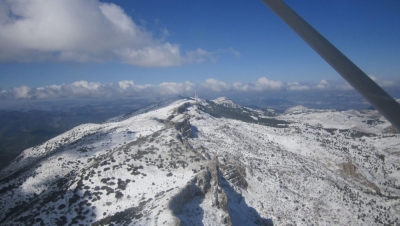Imagen de la noticia: La Sierra de Aitana, cubierta de nieve: un espectáculo inusual en Alicante
