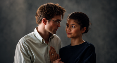 Escena de una pareja mirándose frente a frente en una imagen promocional de una película romántica y dramática estrenada en los cines españoles el 29 de mayo de 2026.