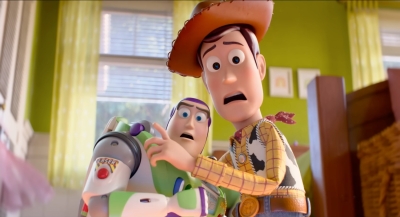 Personajes de Toy Story 5, Woody y Buzz Lightyear, protagonistas de la nueva película de Pixar.