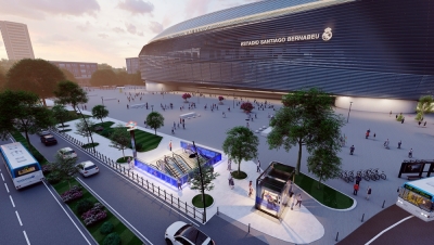 Imagen de la noticia: La estación de Metro Santiago Bernabéu comienza su transformación